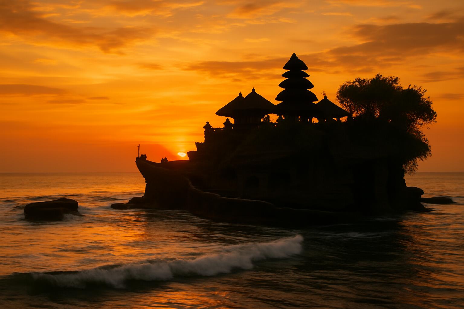 Templo Tanah Lot em Bali