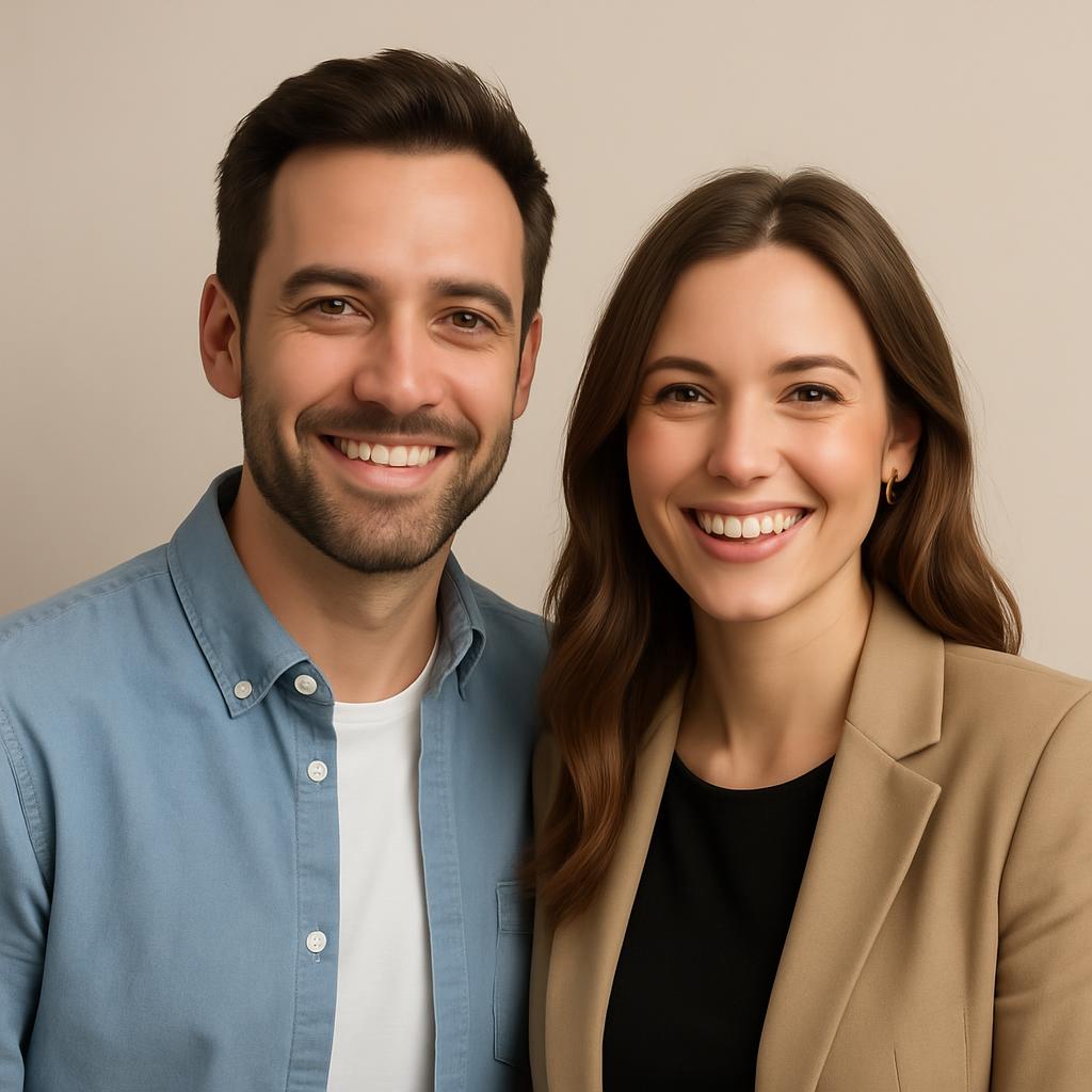 Foto de Marcelo e Ana